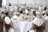 White and Brown Table Setting
