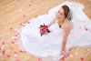 Bride with Pink petals