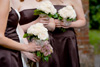 Brown bridesmaids dresses
