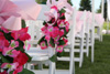 Pink ribbon chairs